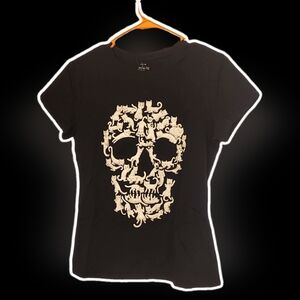 ❌️ [SOLD] SHEINX SIZE S - Cat Skull Shirt